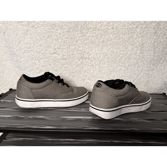 HEELYS Launch 770157 Youth Kids Size 4 Canvas Skate Shoe Gray Unisex - Picture 2 of 6